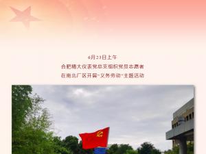 忠誠(chéng)向黨，行動(dòng)踐行——精大黨總支部組織開(kāi)展“義務(wù)